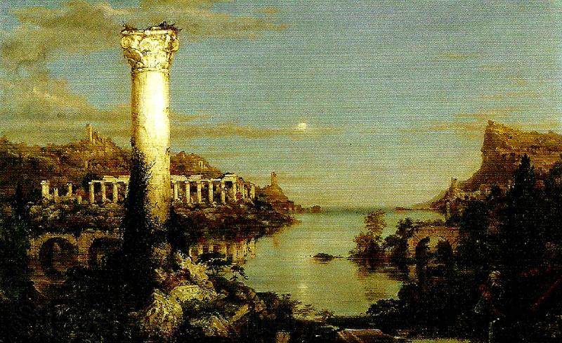 Thomas Cole the course of empire Norge oil painting art